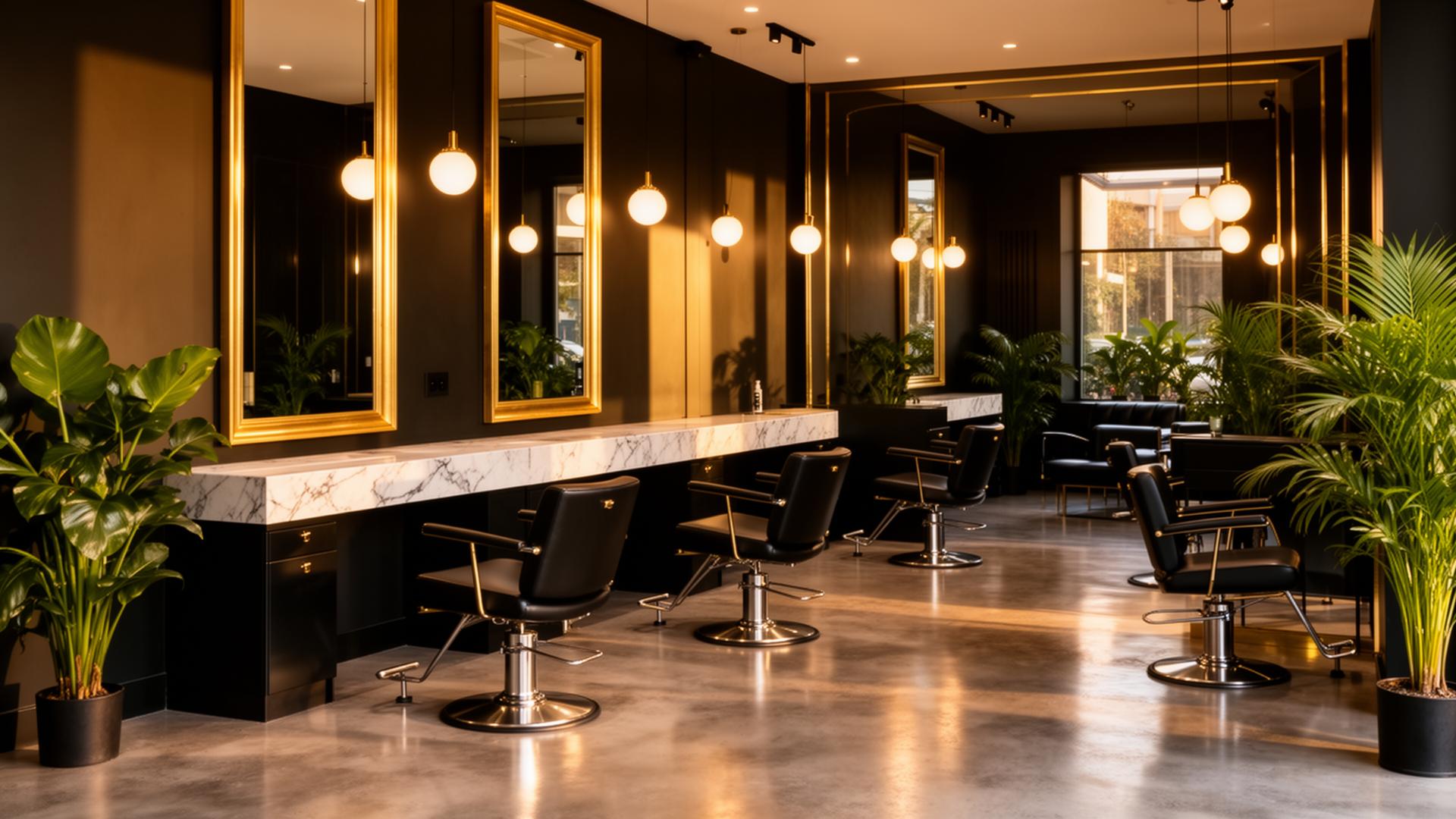Interior of the Weaves & Wigs by Capri salon in Chowchilla
